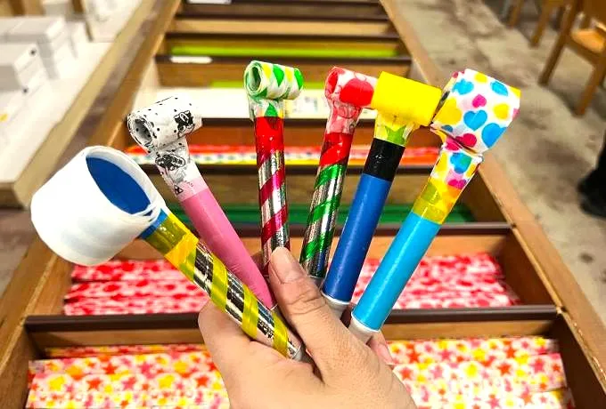 【吹き戻しの里】親子で夢中になれる、懐かしのおもちゃ作りを体験しよう